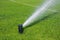 Automatic irrigation system for lawns and green grass