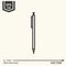 Automatic pencil. One icon - office supplies series