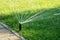 Automatic watering lawns