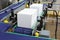 Automation - Cardboard boxes on conveyor belt