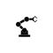 Automation icon, Robotic arm Icon, simple vector icon