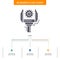 Automation, industry, machine, production, robotics Business Flow Chart Design with 3 Steps. Glyph Icon For Presentation