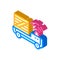 Automation transportation car isometric icon vector illustration