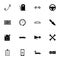 Automobile icon - Expand to any size - Change to any colour. Perfect Flat Vector Contains such Icons as electric car, GPS,