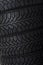 The automobile tire as a background