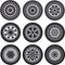 Automobile wheels 01