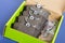 Automotive brake pad repair box