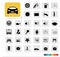 Automotive icon set