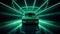 Automotive innovation, EV car with motion lighting