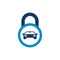 Automotive Lock Logo Icon Design