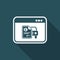 Automotive online quote - Sterling - Vector flat icon