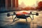 Autonomous Drone Delivers Packages To Customers With Precision And Speed. Generative AI