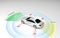Autonomous self-driving electric car showing Lidar, Radar Safety sensors, Smart , 3d rendering