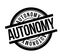 Autonomy rubber stamp