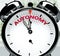 Autonomy soon, almost there, in short time - a clock symbolizes a reminder that Autonomy is near, will happen and finish quickly