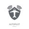 autopilot icon. Trendy autopilot logo concept on white background from General collection