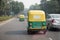 Autorickshaw on Busy Street