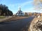 Autumn 2018. The city of Sosnovy Bor in the Leningrad Region in Russia. Cathedral of the Icon of the Mother of God Burning Kupina