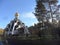 Autumn 2018. The city of Sosnovy Bor in the Leningrad Region in Russia. Cathedral of the Icon of the Mother of God Burning Kupina