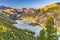 Autumn Aerial View of Lake San Cristobal, Colorado