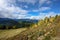 Autumn alpine landscape as seen from the Goldeck panoramic road. Austria