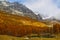 Autumn in the Alps, Italy.Blue Lake