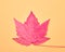 Autumn Art. Fall Fashion. Minimal. Maple Leaf