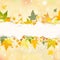 Autumn background with text space