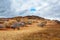 Autumn Bashang grassland and cloudscape