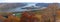 Autumn Bear Mountain aerial view panorama