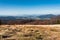 Autumn Beskid Wyspowy from Mountain Clearing near Mogielica Summit