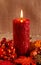 Autumn candle