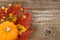 Autumn charm background with copy space