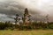 Autumn clouds and cloudy sky observing Latvia