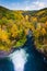 Autumn color along the Gunpowder River seen from Prettyboy Dam i