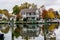 Autumn Color the Chesapeake Bay Shore and Harbor in St Michaels