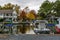 Autumn Color the Chesapeake Bay Shore and Harbor in St Michaels