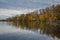 Autumn color at Loch Raven Reservoir, in Cockeysville, Maryland