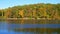 Autumn Colorful Foliage with Lake