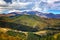 Autumn colorful mountain landscape of South Caucasus mountains near Dilijan town, Armenia