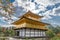 Autumn colors and Fall foliage at the shariden of Golden Pavilion (Kinkakuji). Kyoto, Japan