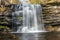 Autumn Colors at Harrison Wright Falls in Ricketts Glen State Park of Pennsylvania