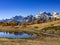 Autumn colors in the Italian alps of Alpe Devero