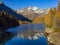 Autumn colors in the Italian alps of Alpe Devero