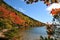 Autumn colors in the National Park of Bar Harbor