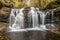 Autumn Colors at Onondaga Falls in Ricketts Glen State Park of Pennsylvania