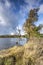 Autumn colour at Loch Pityoulish in the Highlands of Scotland.