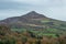 Autumn Colouring and Green Fields at the Great Sugar Loaf, Wicklow