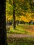 Autumn colours fall colours Bruntsfield Links Holyrood Park Edinburgh Scotland