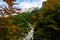 Autumn colours on Mangart panorma road in Slovenia